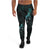 Palau Jogger - Palau Seal With Turtle Blooming Hibiscus Turquoise Turquoise - Polynesian Pride