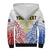 Philippines Personalised Sherpa Hoodie Filipino Sun with Eagle LT7 - Polynesian Pride