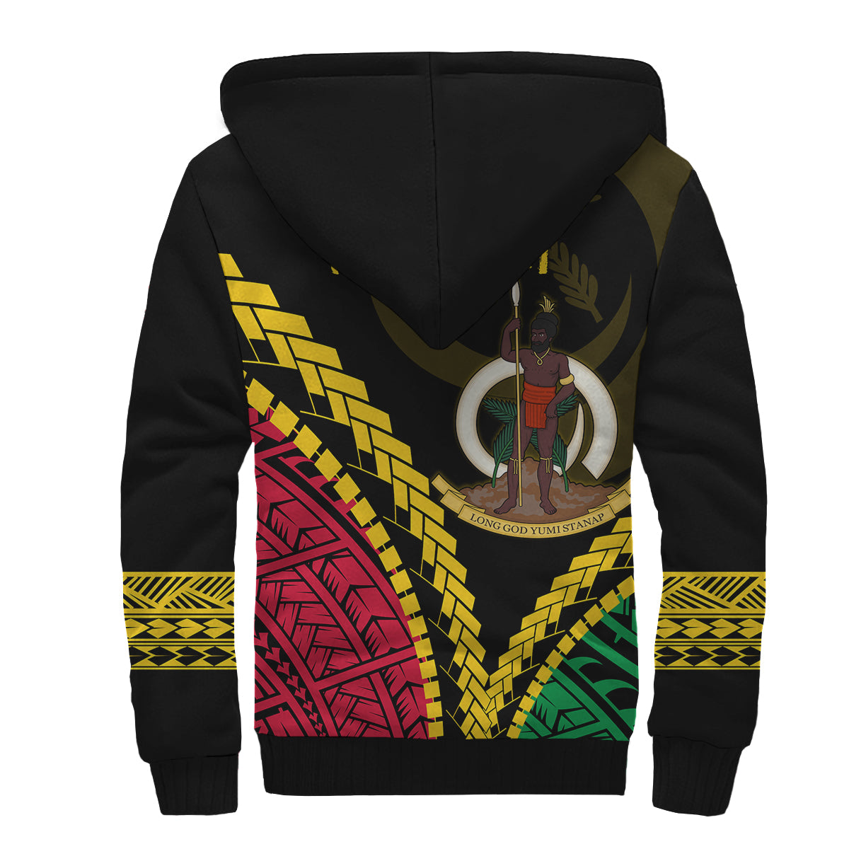 Vanuatu Personalised Sherpa Hoodie Proud Ni - Van Special Version LT7 - Polynesian Pride