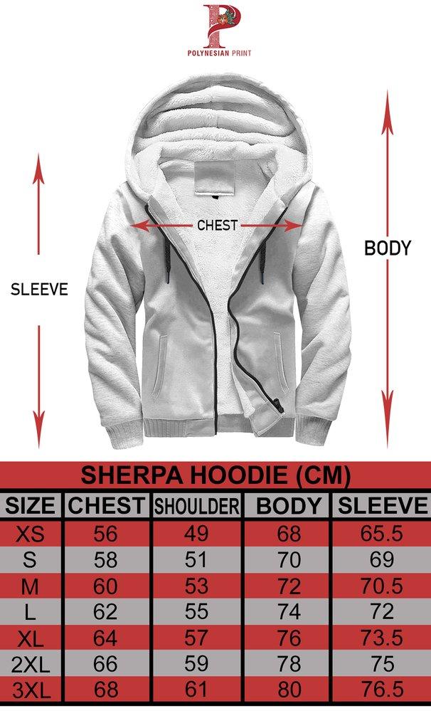 American Samoa Sherpa Hoodie - Blue Spirit - Polynesian Pride