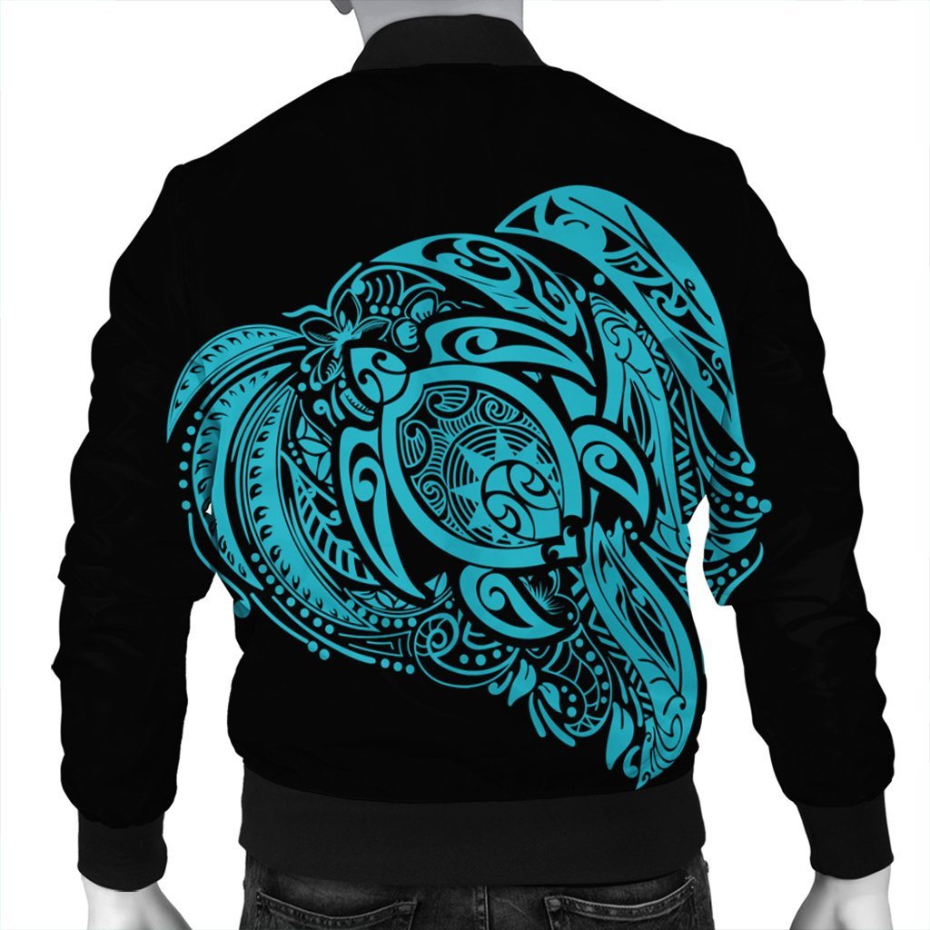 Simple Bomber Jacket Blue AH - Polynesian Pride