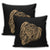 Simple Pillow Covers Gold AH - Polynesian Pride