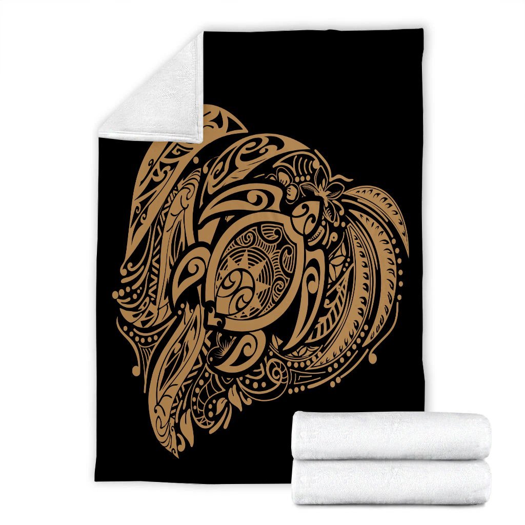 Simple Premium Blankets Gold AH - Polynesian Pride