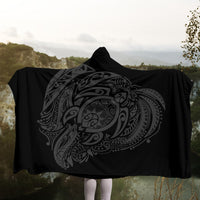 Simple Hooded Blanket Gray AH - Polynesian Pride