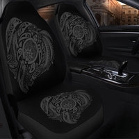 Simple Car Seat Covers Gray AH - Polynesian Pride