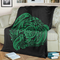 Simple Premium Blankets Green AH - Polynesian Pride