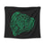 Simple Tapestry Green AH Wall Tapestry Black - Polynesian Pride