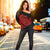 Simple Women's Off Shoulder Sweater Red AH - Polynesian Pride