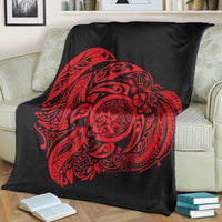 Simple Premium Blankets Red AH - Polynesian Pride