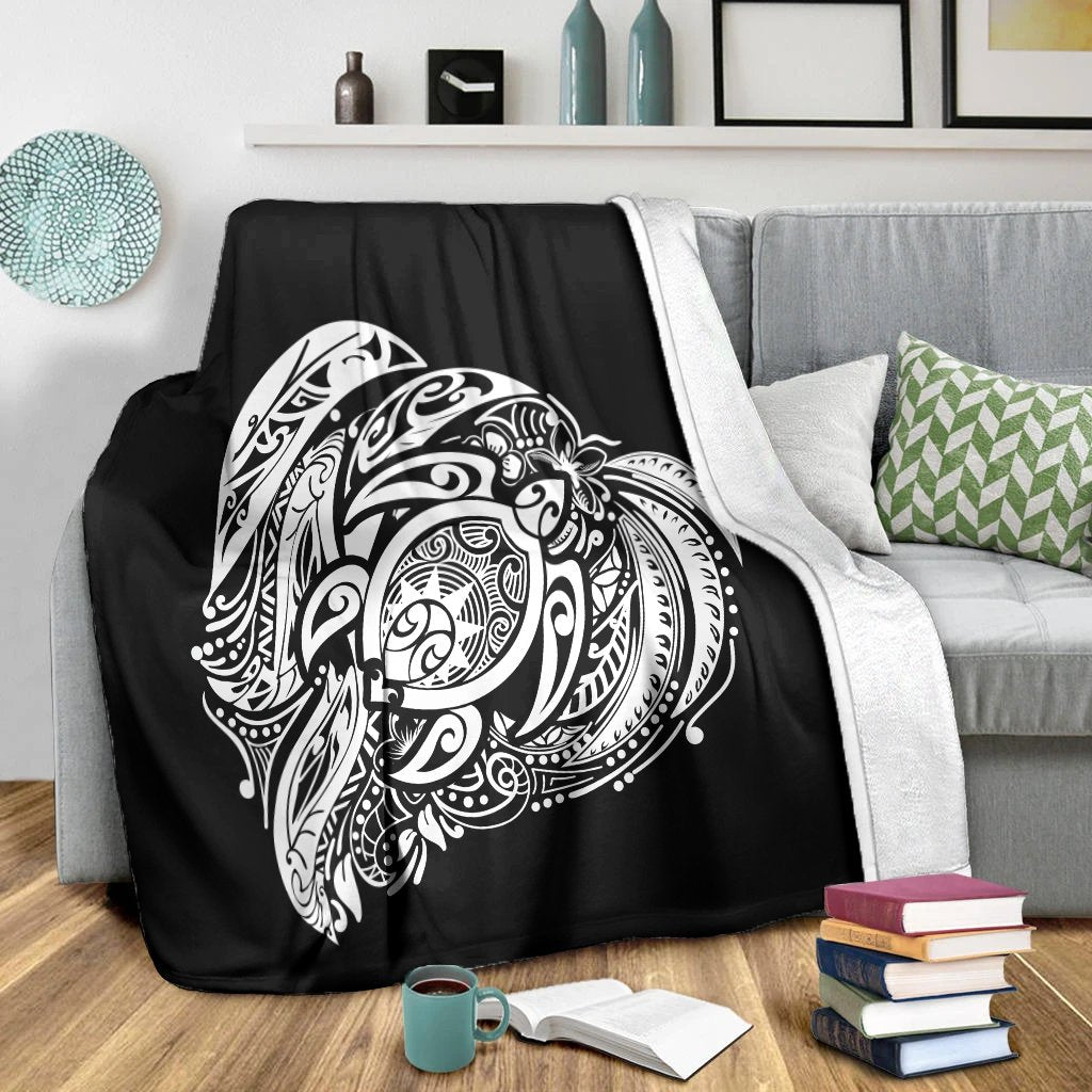 Simple Premium Blankets White AH - Polynesian Pride