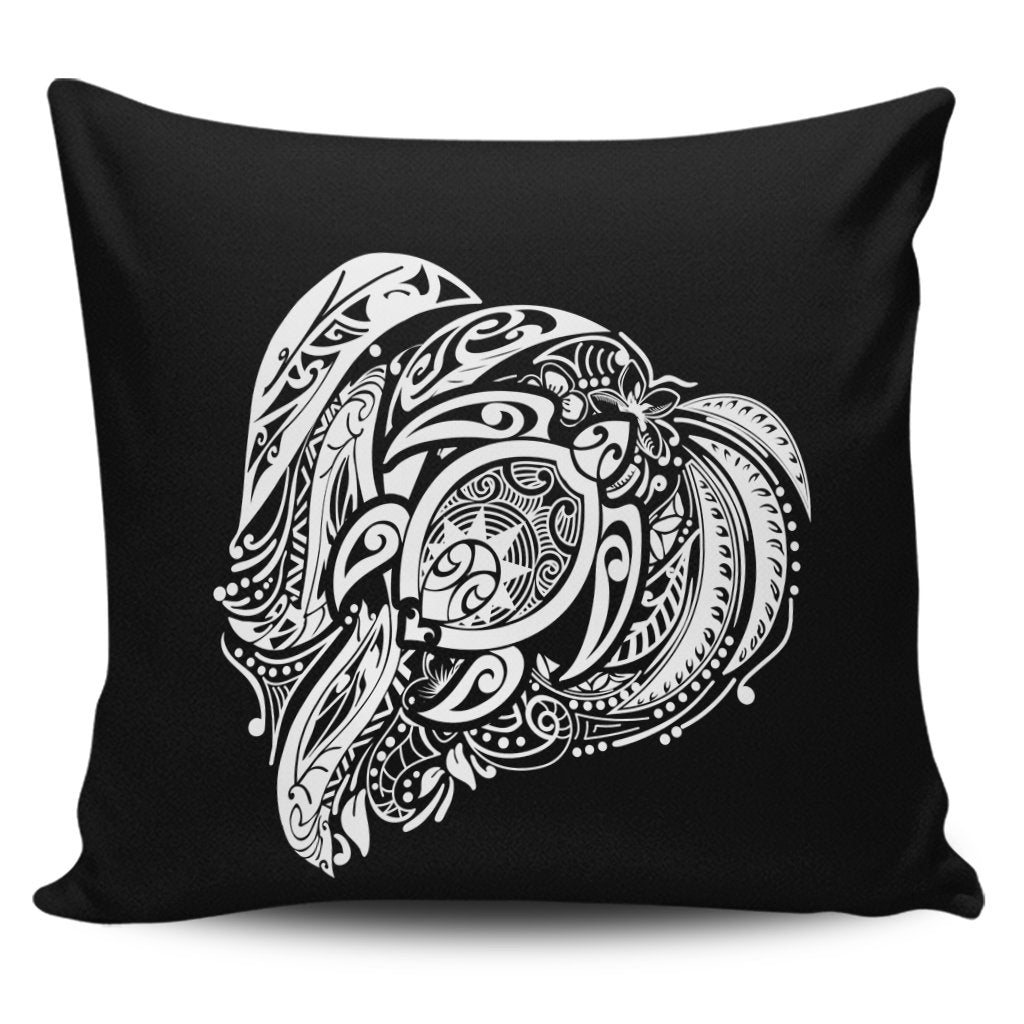 Simple Pillow Covers White AH Pillow Covers Black - Polynesian Pride