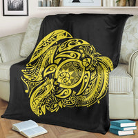 Simple Premium Blankets Yellow AH - Polynesian Pride