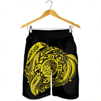 Simple Men's Shorts Yellow AH - Polynesian Pride