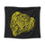 Simple Tapestry Yellow AH Wall Tapestry Black - Polynesian Pride