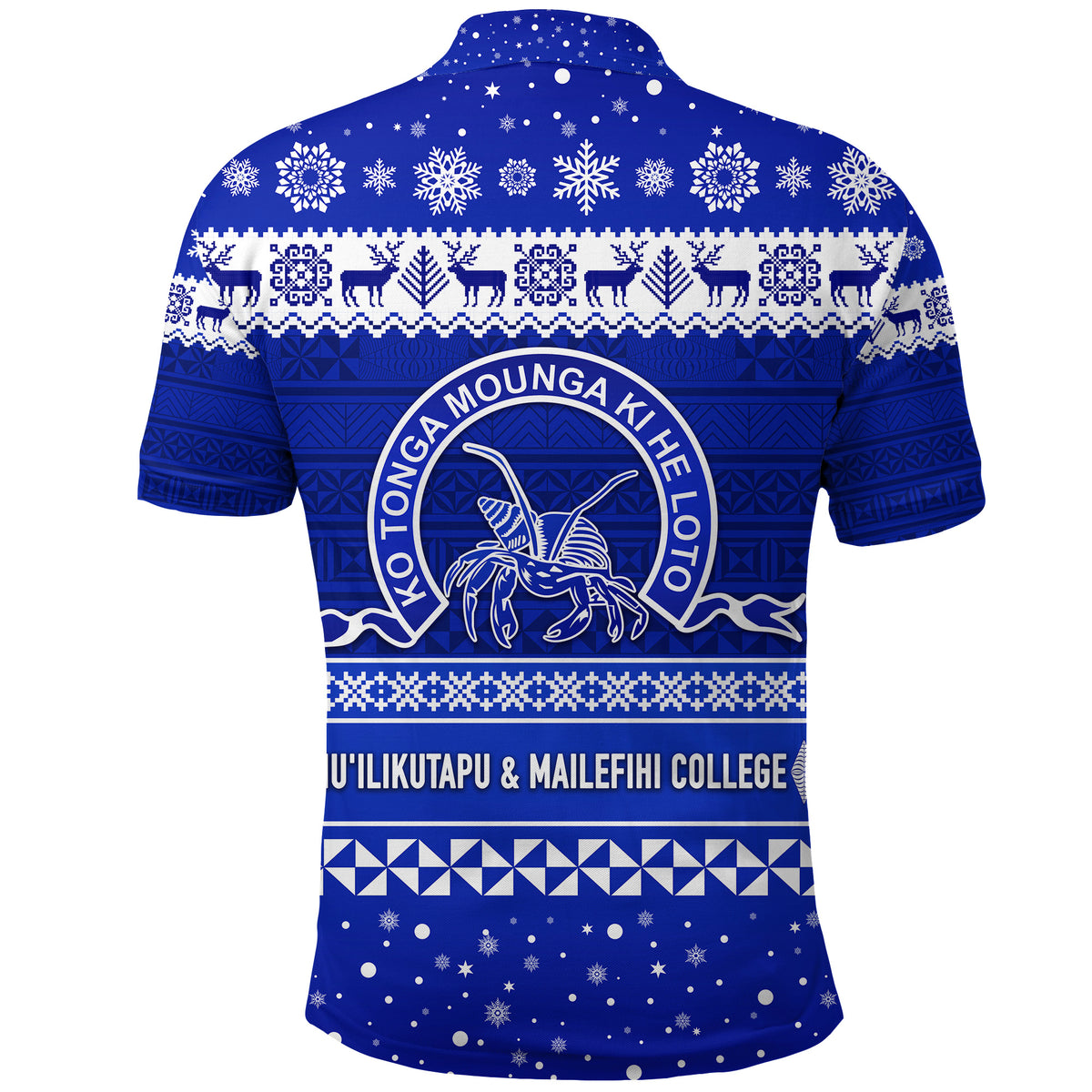 Siuilikutapu and Mailefihi College Christmas Polo Shirt Simple Style LT8 - Polynesian Pride