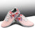 Hawaii Pink Hibiscus Falling Petals Sneakers - Glamour Style - AH - Polynesian Pride