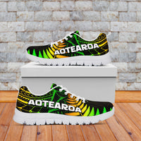 Aotearoa Fern Sneakers New Zealand Hei Tiki Special Style LT13 White - Polynesian Pride