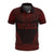 Society Islands Polo Shirt Society Islands Flag Polynesian Chief Tattoo Red Version Unisex Red - Polynesian Pride