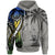 Solomon Islands Hoodie Classical Coconut Tree Unisex Gray - Polynesian Pride