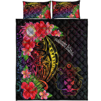 Solomon Islands Quilt Bed Set - Tropical Hippie Style - Polynesian Pride