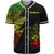 Solomon Islands Custom Personalized Baseball Shirt - Flash Style Reggae Unisex Reggae - Polynesian Pride