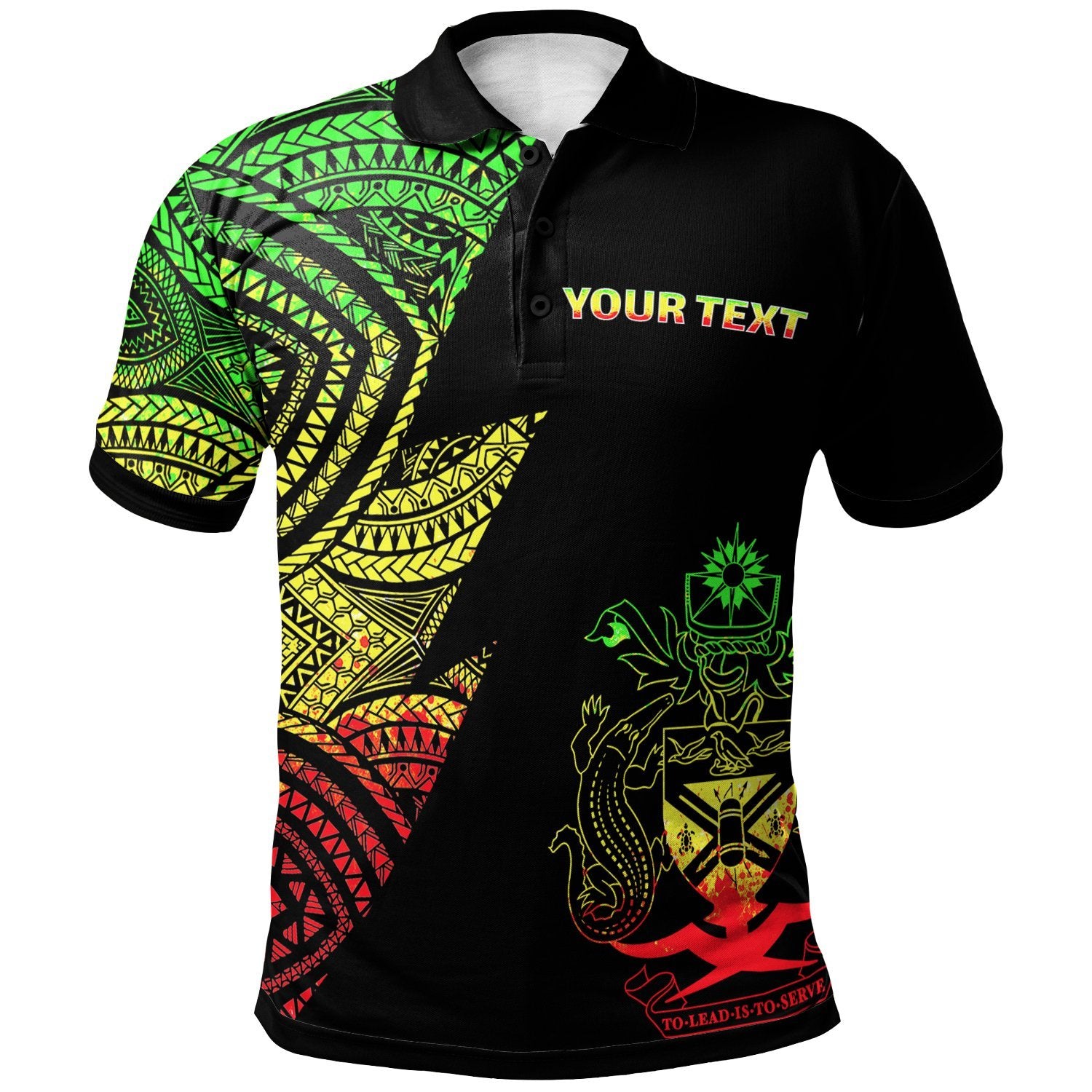 Solomon Islands Custom Polo Shirt Flash Style Reggae Unisex Reggae - Polynesian Pride