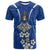 Solomon Islands T Shirt Ray Hibiscus Unisex Blue - Polynesian Pride