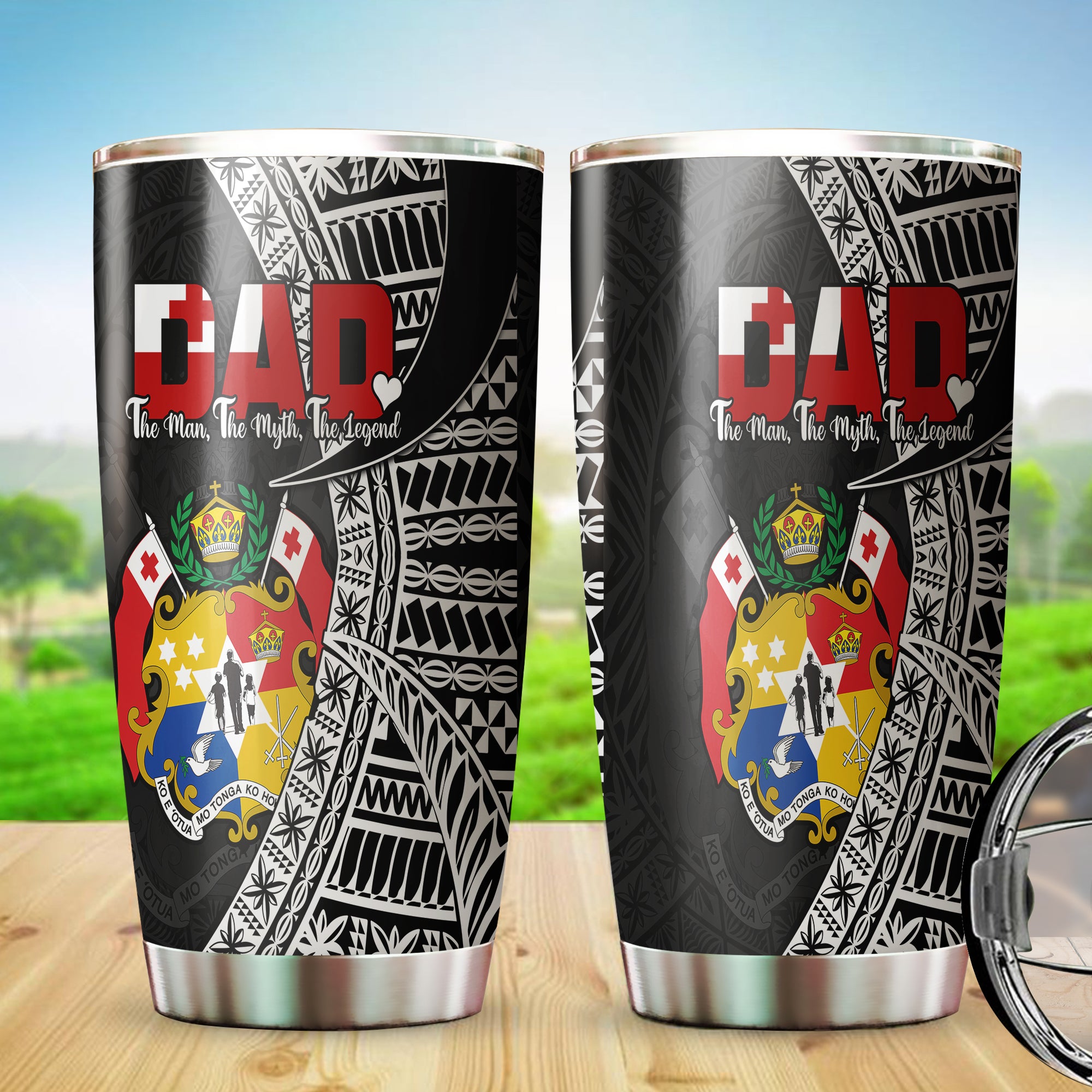 Tonga Tumbler Happy Tongan Fathers Day LT13