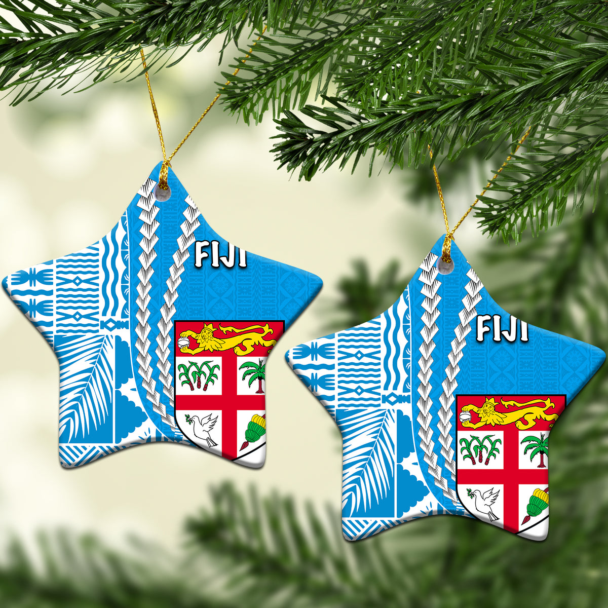Fiji Christmas Ornament No.2 - LT6 - Polynesian Pride