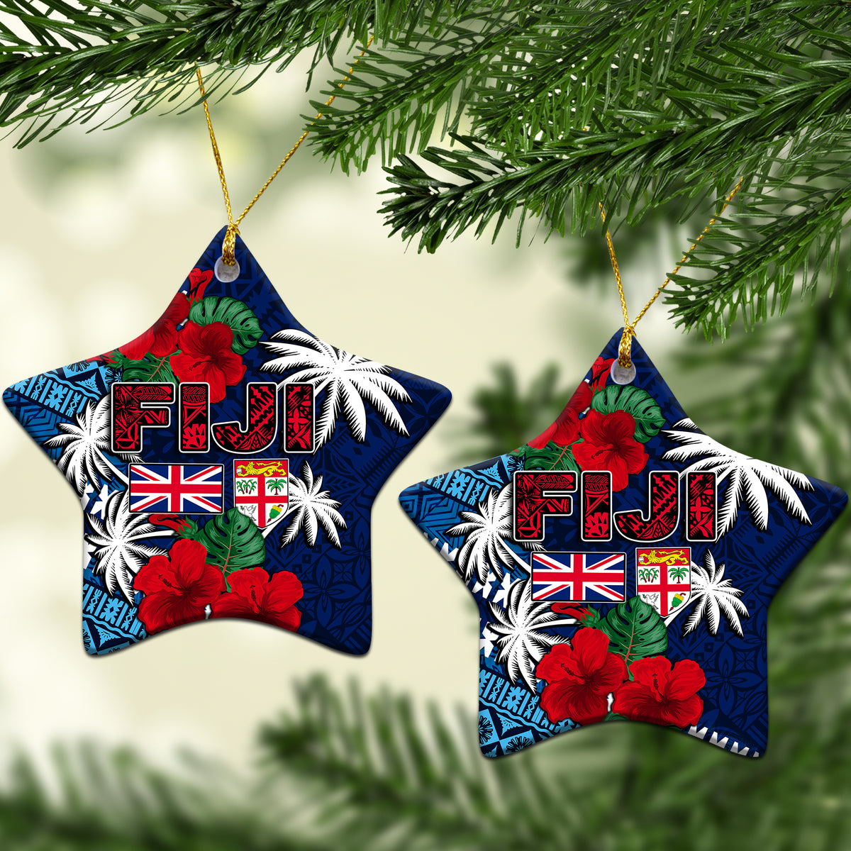 Fiji Christmas Ornament No.3 - LT6 - Polynesian Pride