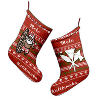 Hawaii Christmas Santa Claus Surf Stocking - Fun Style - AH - Polynesian Pride