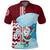 Hawaii Christmas Surfing Santa Claus Mele Kalikimaka Polo Shirt LT7 Unisex Red - Polynesian Pride
