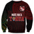 Personalised Aussie Wallabies Mix Mate Maa Tonga Sweatshirt Ver 01 LT7 Unisex Black - Polynesian Pride