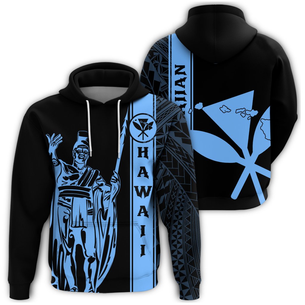 Kanaka Map King Pastel Hoodie Edgar Style Unisex Pastel - Polynesian Pride