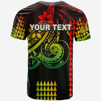 Custom Kakau Hawaiian Polynesian T Shirt Reggae LT6 - Polynesian Pride