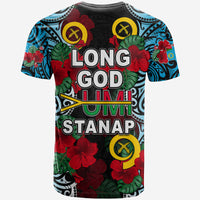 Vanuatu Sanma and Hibiscus T Shirt LT6 - Polynesian Pride
