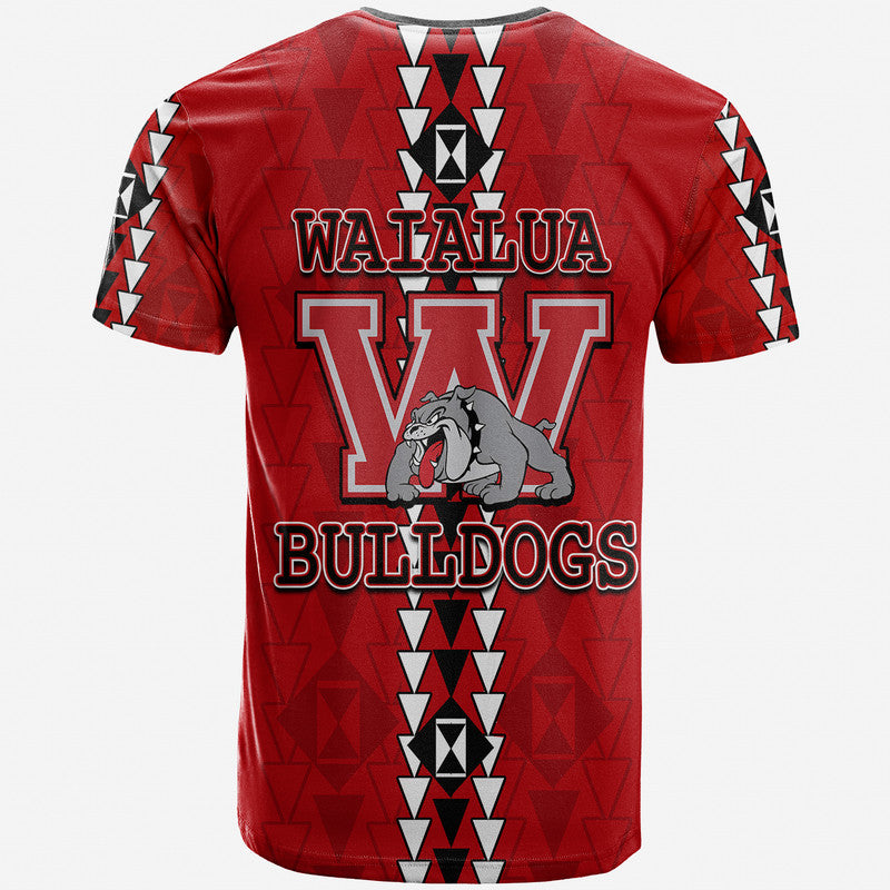 Hawaii Waialua Bulldogs High Mix Kakau T Shirt LT6 - Polynesian Pride