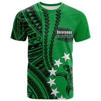 Cook Islands Rarotonga Polynesian T Shirt LT6 Green - Polynesian Pride