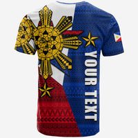 Custom Filipino T Shirt Tribal Flag Style LT6 - Polynesian Pride