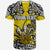 Custom Niue Uga T Shirt Tribal Patterns Yellow Style LT6 - Polynesian Pride