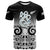 Custom New Zealand Rugby T Shirt Maori Manaia Black style LT6 Black - Polynesian Pride