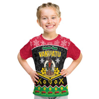 Vanuatu Tribal Polynesian Christmas Vibe T Shirt LT9 - Polynesian Pride