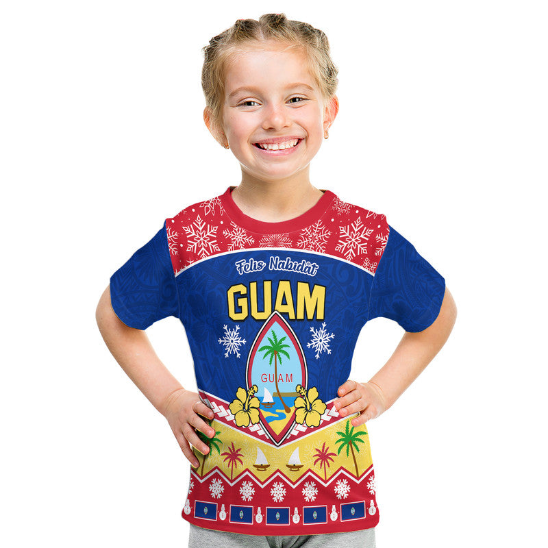 Guam Tribal Polynesian Christmas Vibe T Shirt LT9 - Polynesian Pride