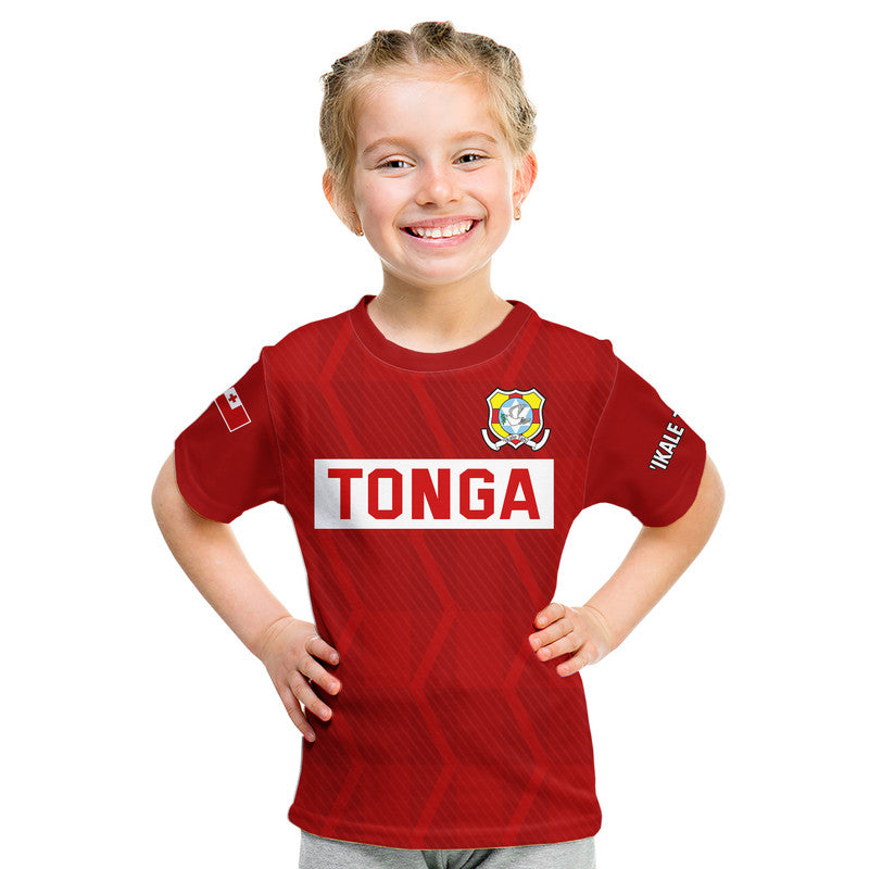 Tonga Rugby Sevens Kid T Shirt Sporty Style LT9 Youth XL Size14 - Polynesian Pride