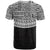 Fiji Tribal Black T Shirt Polynesian Chest White Style LT9 - Polynesian Pride