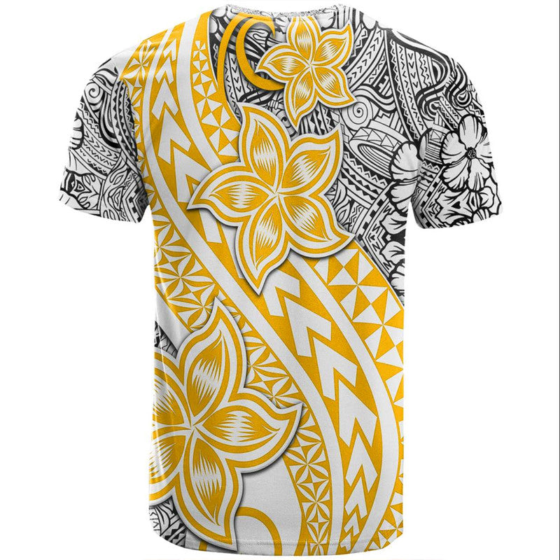 Traditional Polynesian Tribal Tattoo Retro T Shirt Yellow LT9 - Polynesian Pride