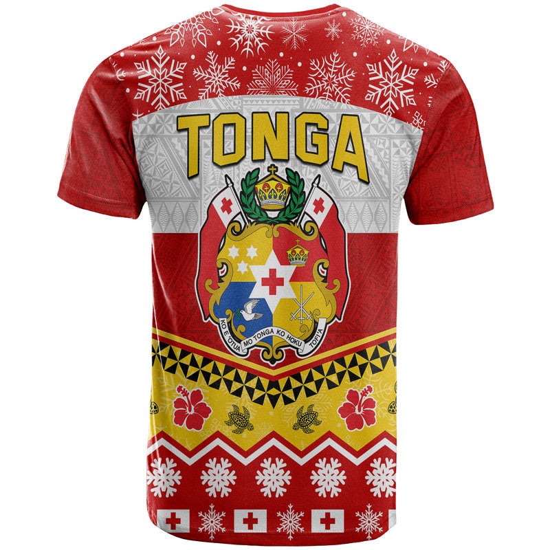 Tonga Christmas Kilisimasi Fiefia Coat of Arms T Shirt LT9 - Polynesian Pride