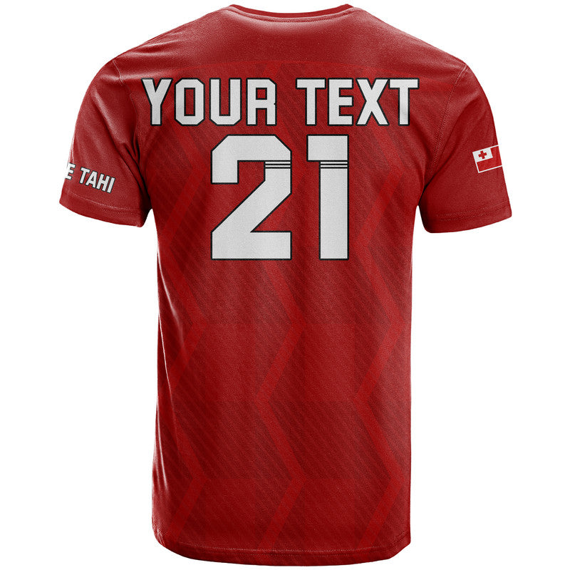 (Custom Text and Number) Tonga Rugby Sevens T Shirt Sporty Style LT9 - Polynesian Pride