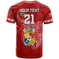 Custom Tonga Mate Maa Rugby Kupesi T Shirt LT9 - Polynesian Pride