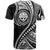 Federated States of Micronesia Independence Day T Shirt Black Polynesian Wave Style LT9 - Polynesian Pride